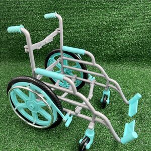Teal Doll Wheelchair for American Girl‎ and Our Generation 18" Dolls Collapsible